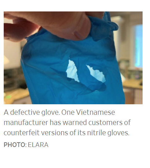 defect gloves